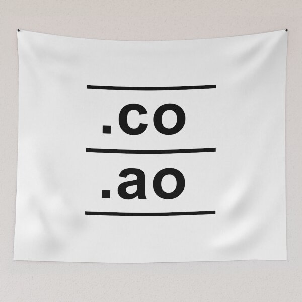 Item preview, Internet Country Code .co.ao Angola design designed and sold by GetItGiftIt.