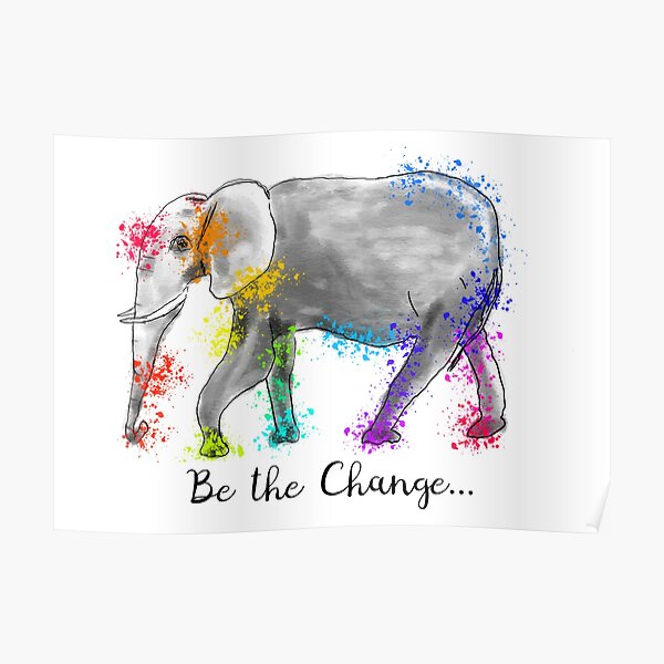 Poster Citation Inspirante Quand Le Vent Du Changement Souffle Par Clarewalkerart Redbubble