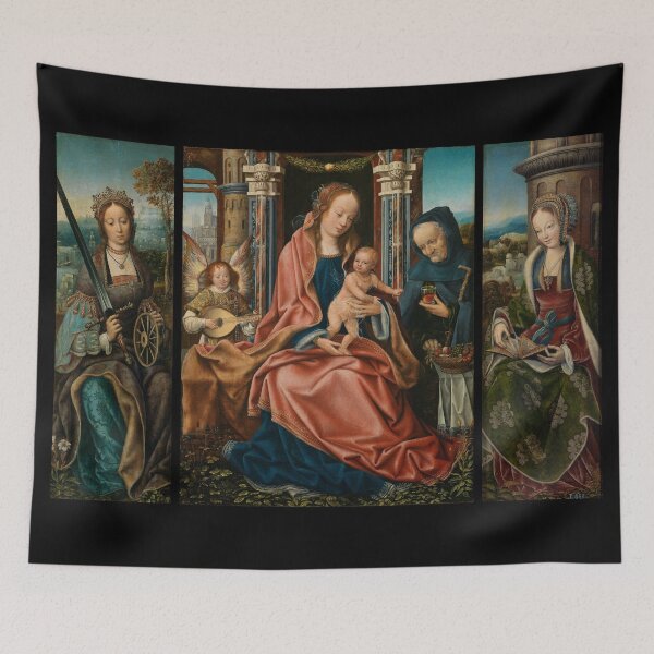 Item preview, The Holy Family Triptych by Master of Frankfurt (c. 1520) designed and sold by allhistory.