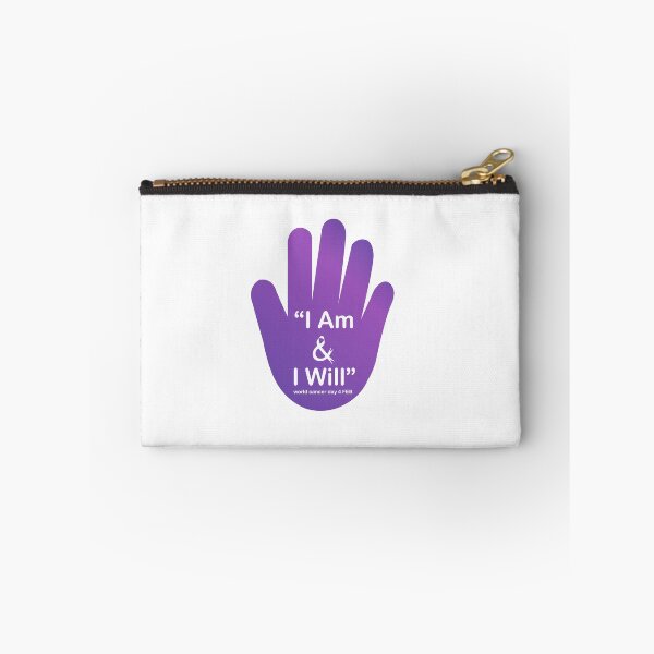 Item preview, I am and I will- World Cancer Day February 4th- Inspirational quote for campaign or empowerment designed and sold by Shawlin Islam.