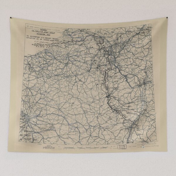 Aperçu de l'œuvre March 3 1945 World War II Twelfth Army Group Situation Map créée et vendue par allhistory.