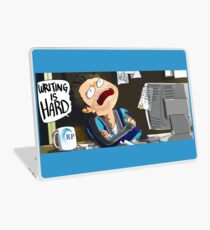 WRITING IS HARD Laptop Skin