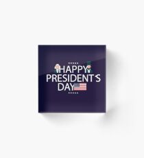 presidents day Acrylic Block