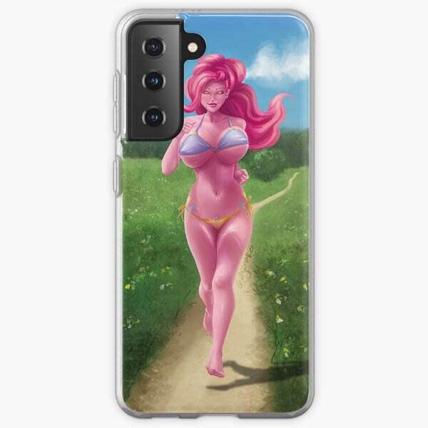 Pink Running Samsung Galaxy Soft Case