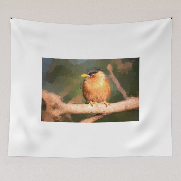 Item preview, Bright Eyed Bird on a branch designed and sold by Pravine Chester.