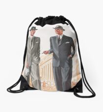 Vintage 1940s mens style Drawstring Bag