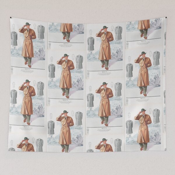 Item preview, Vintage 1940s gent designed and sold by Vintage Designs +.