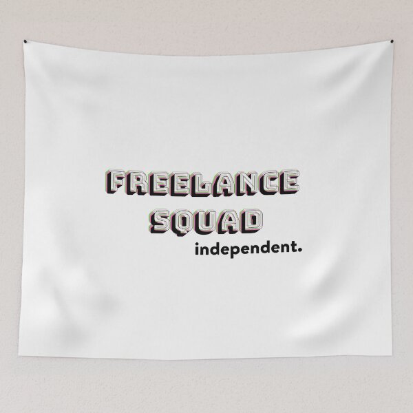 Item preview, Freelance Squad independent. Cool trendy 3d quote slogan.  designed and sold by avit1.