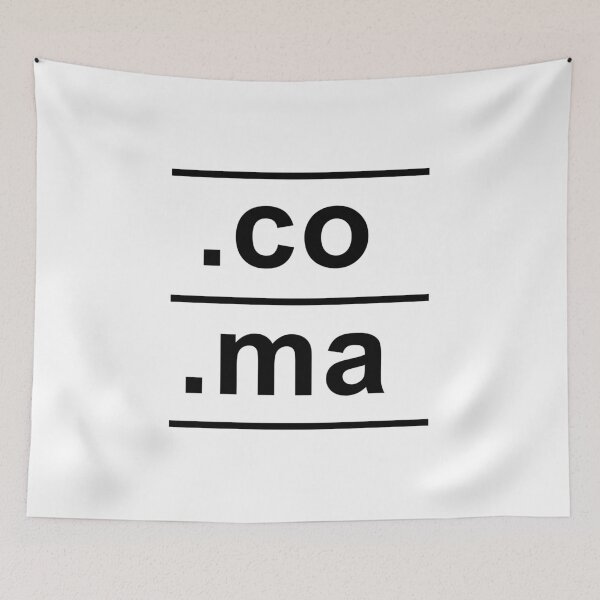 Item preview, .co.ma Morocco Internet Country Code design designed and sold by GetItGiftIt.