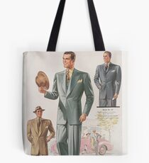 1940s suit fashions Tote Bag