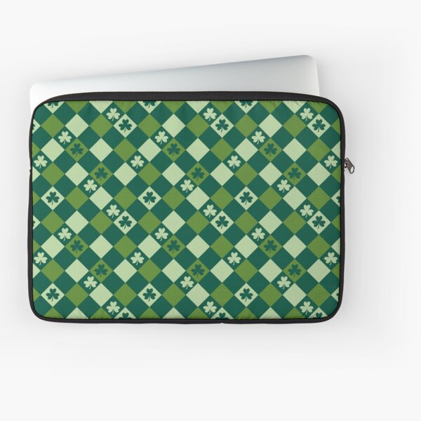 Item preview, Saint Patrick's day green shamrock leaves pattern designed and sold by mrhighsky.