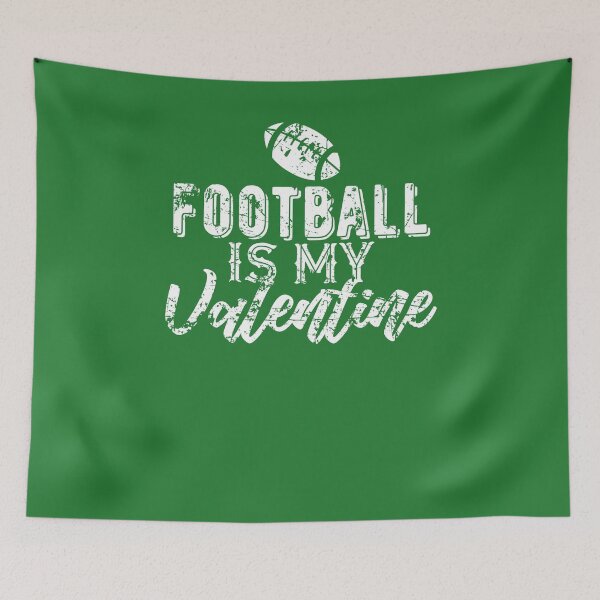 Item preview, Gift for Football Fans Football is My Valentine designed and sold by IvonDesign.