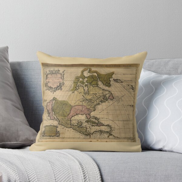 Item preview, North America Map (Amerique Septentrionale) by Alexis Jaillot (1694) designed and sold by allhistory.