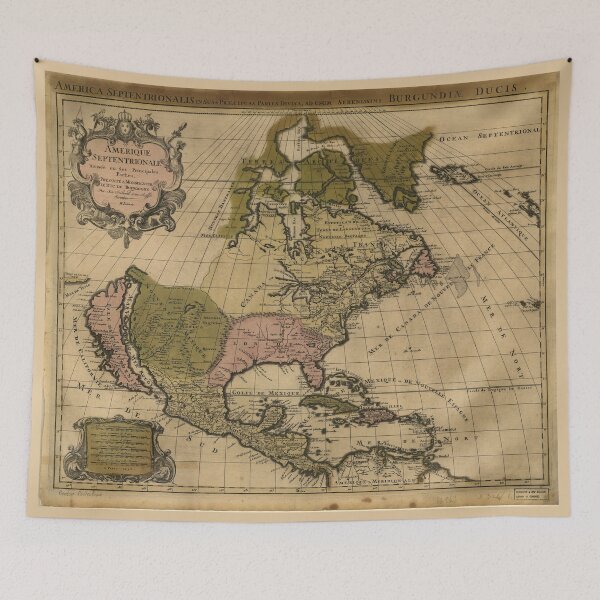 Item preview, North America Map (Amerique Septentrionale) by Alexis Jaillot (1694) designed and sold by allhistory.