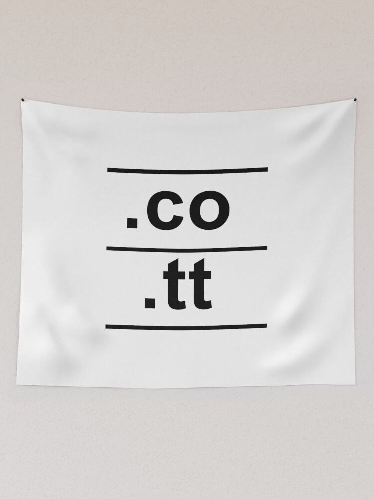 co.tt Trinidad and Tobago Internet Country Code design&quot; Tapestry 