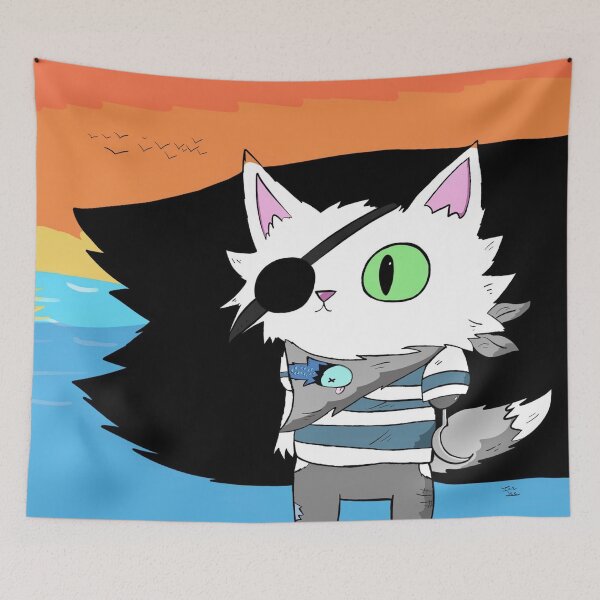 Item preview, Pirate Cat designed and sold by IanLeeInk.