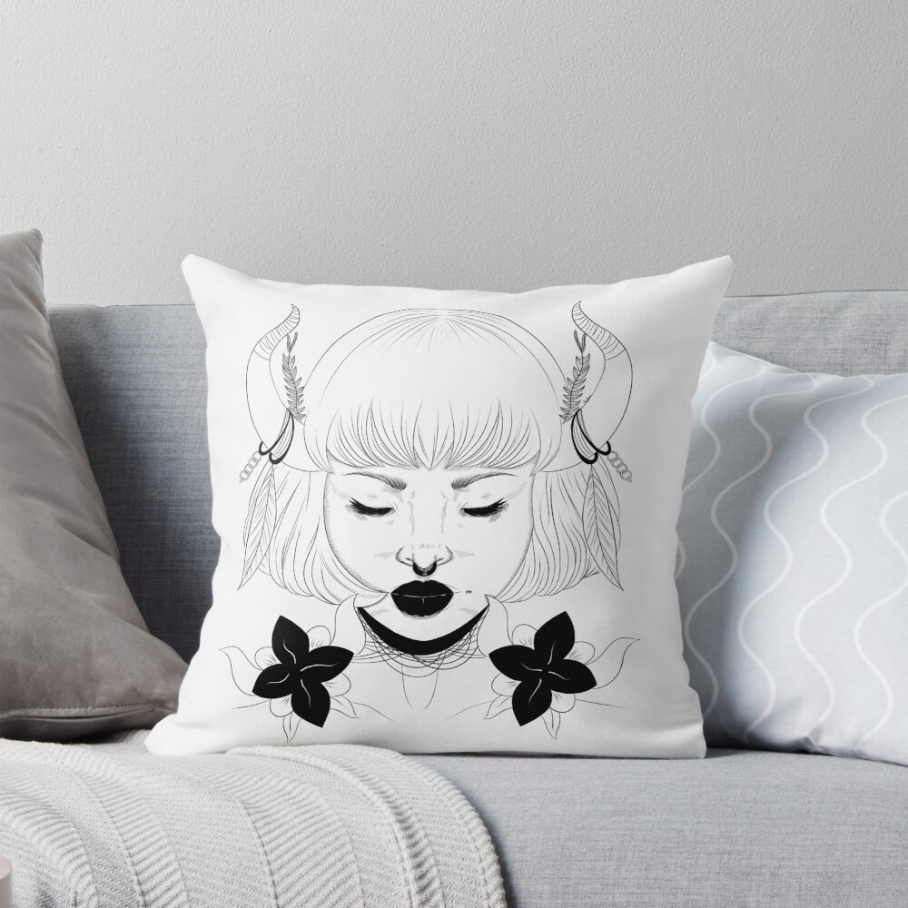 Item preview, Throw Pillow designed and sold by Rydiaxx.