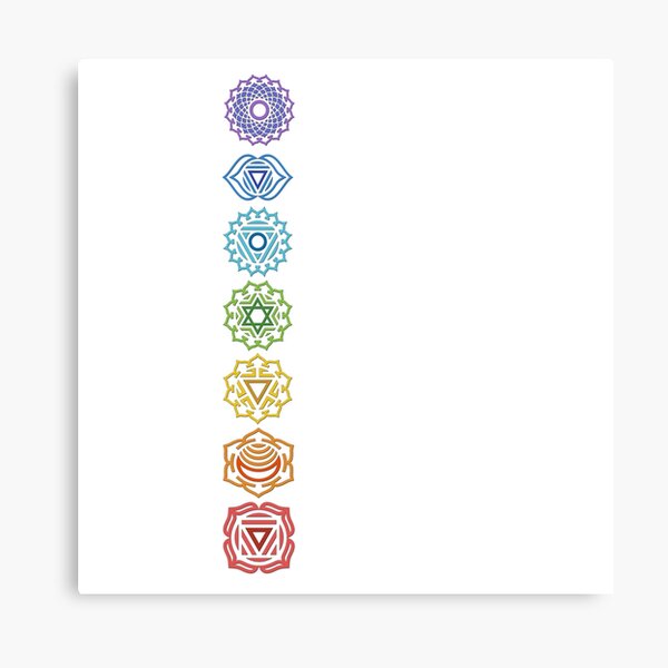Chakras System Canvas Print