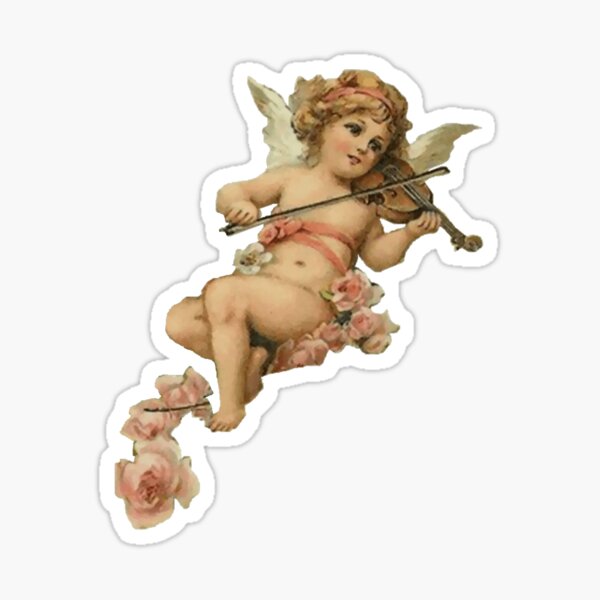 cherub girl Sticker