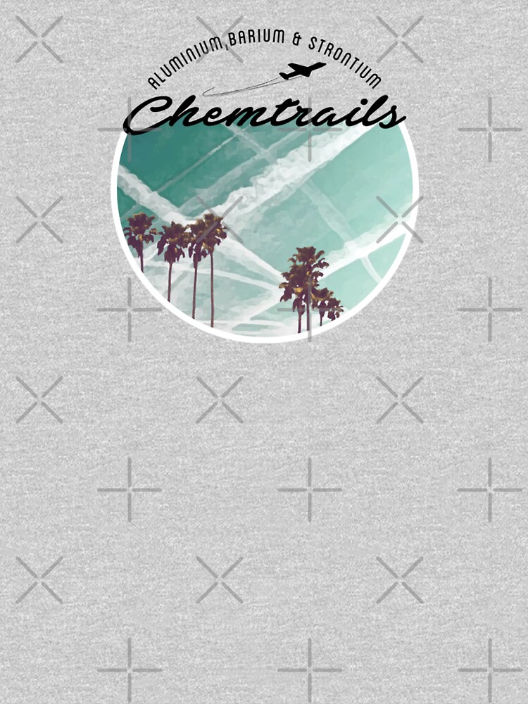 Thumbnail 4 of 4, Premium T-Shirt, CHEMTRAILS, NOT SUCH PRETTY CLOUDS. designed and sold by axelle1410.