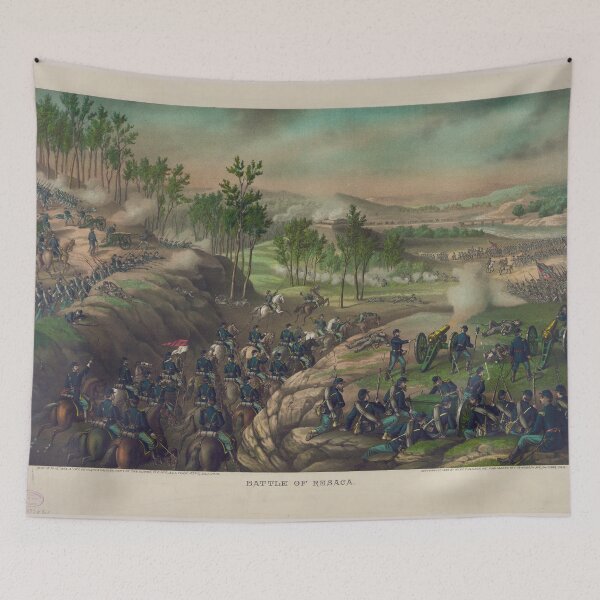 Item preview, Civil War Battle of Resaca May 13-15 1864 by Kurz & Allison designed and sold by allhistory.