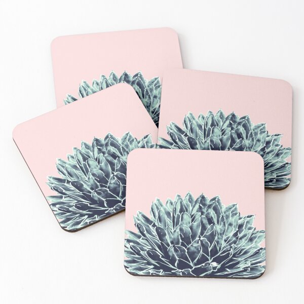 Item preview, Blush Navy Blue Agave Chic #1 #succulent #decor #art designed and sold by Anita's & Bella's Art.