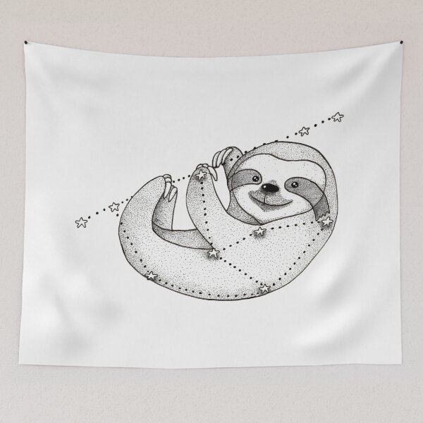 Item preview, Zodiac sloth designed and sold by DoughtycreARTiv.