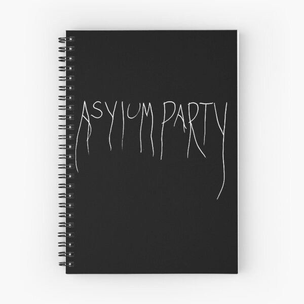 Item preview, Asylum Party writing designed and sold by Onyria Art.