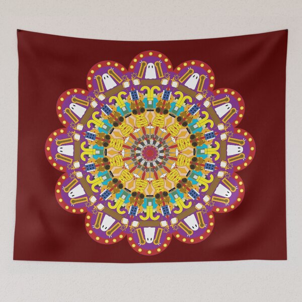 Item preview, John Mulaney Kid Gorgeous Mandala  designed and sold by mlaudym.