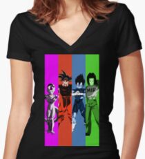 fighter z Women's Fitted V-Neck T-Shirt