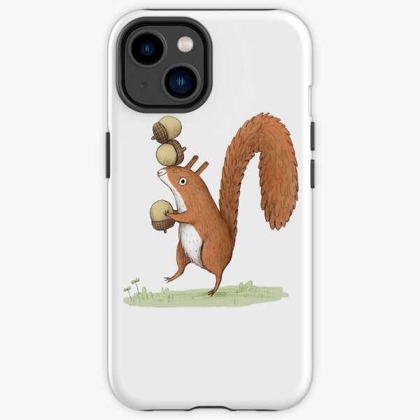 Squirrel With Acorns iPhone Tough Case