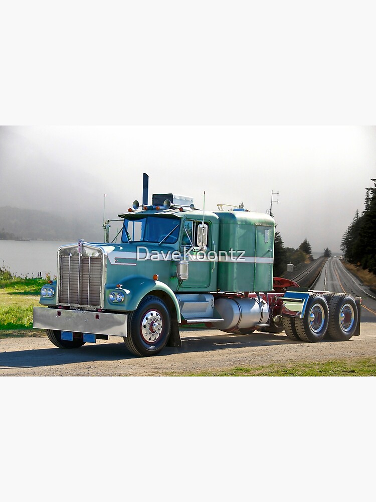 Classic Kenworth KW Semi-Truck' Poster for Sale by DaveKoontz | Redbubble