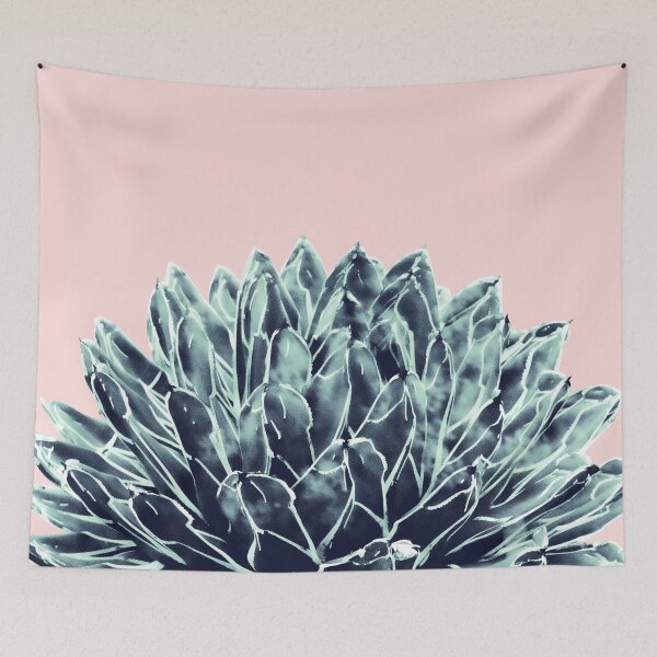 Item preview, Blush Navy Blue Agave Chic #1 #succulent #decor #art designed and sold by Anita's & Bella's Art.