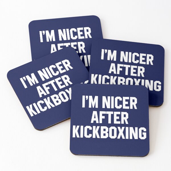Item preview, I'm Nicer After Kickboxing designed and sold by STdesigns.