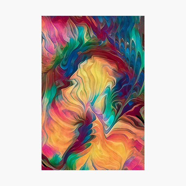 Crepe Paper Dance Photographic Print