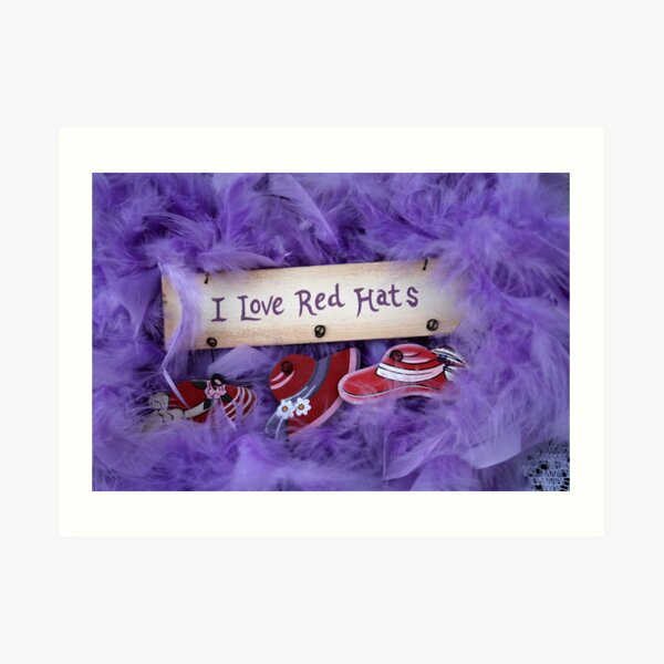 Red Hat Collection 5 Art Print