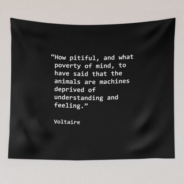 Item preview, vegan quotes - voltaire designed and sold by MagicDoorknob.