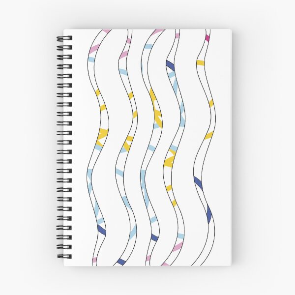 Item preview, abstract multicolour waves designed and sold by CREATINERY.