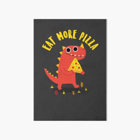Vista previa del artículo con la obra «Pizzasaurus», diseñado y vendido por DinoMike.