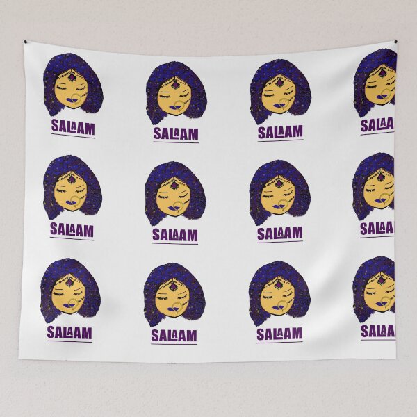 Item preview, Salaam-Blue T-shirt designed and sold by kulfiattitude.