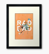 Rad Dad Framed Print