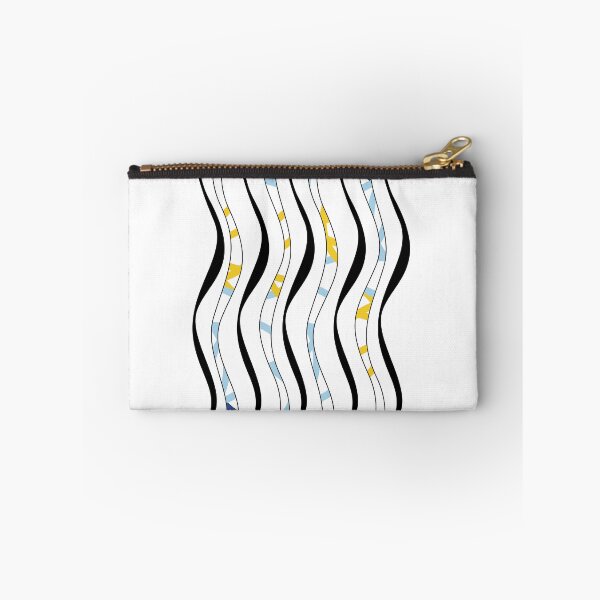 Item preview, abstract black and multicolour waves designed and sold by CREATINERY.