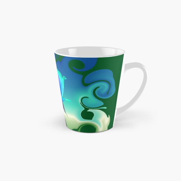 Traum in blau - einzigartige blaue Rose Tasse (konisch)
