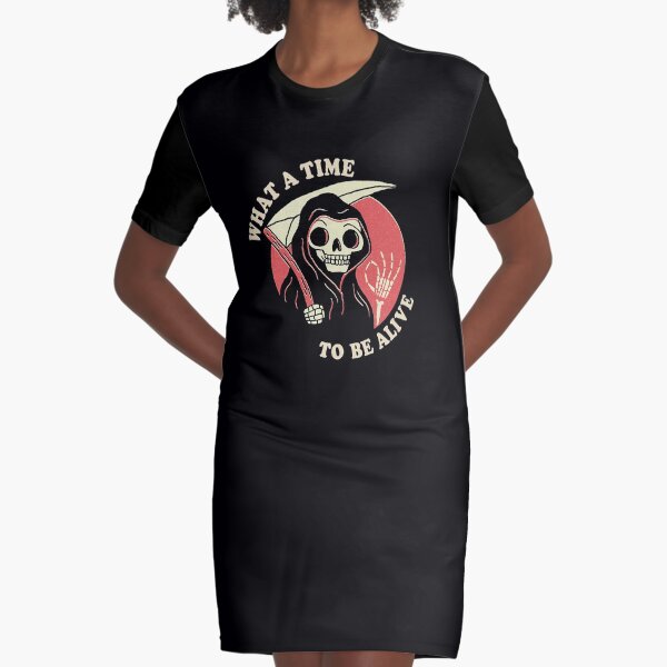 Qué tiempo para estar vivo Vestido camiseta