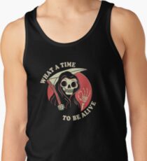 Was für eine Zeit zu leben Tanktop für Männer