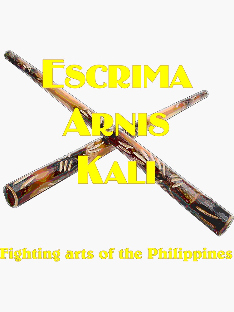Thumbnail 3 of 3, Sticker, Kali, Escrima, Arnis, Fighting Arts of the Philippines designed and sold by DfaProductions.