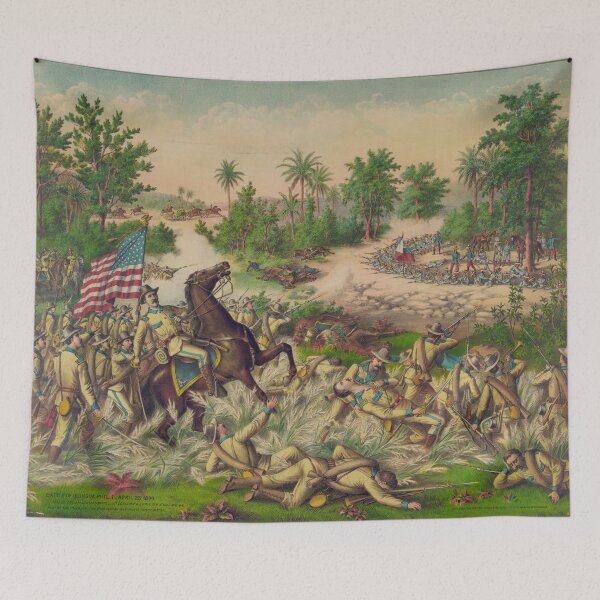 Item preview, Philippine-American War Battle of Quingua April 23 1899 by Kurz & Allison designed and sold by allhistory.