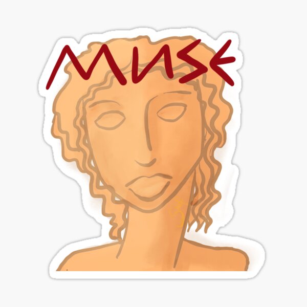Greek Muse Sticker