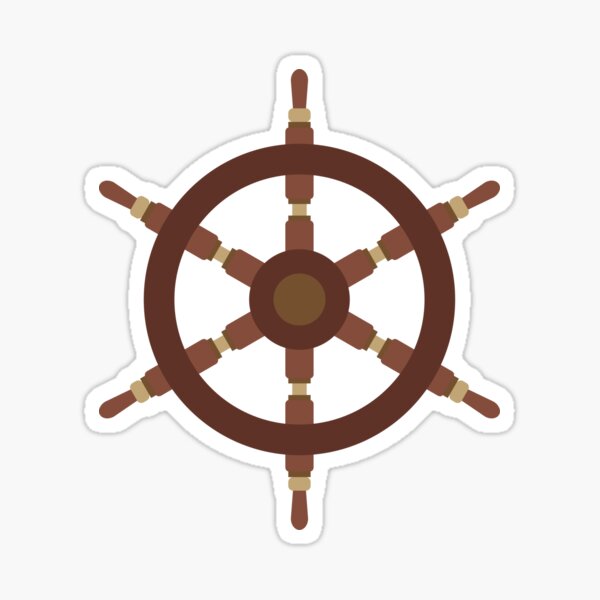 Item preview, Brown Ship wheel designed and sold by Sketchbrooke.