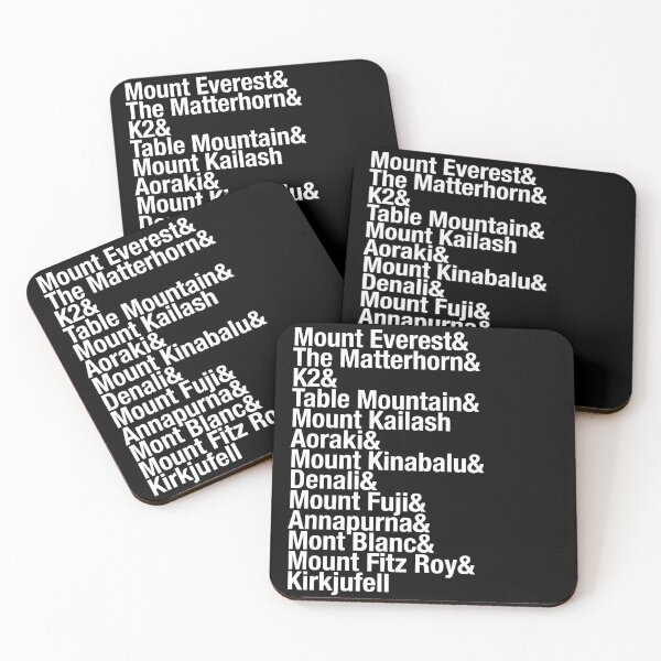 Item preview, Greatest Mountains List designed and sold by azule1.